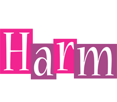 Harm whine logo