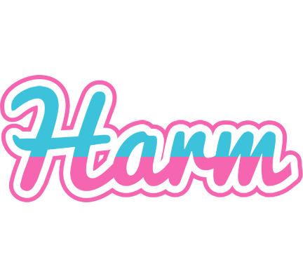 Harm woman logo