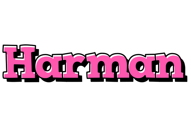 Harman girlish logo
