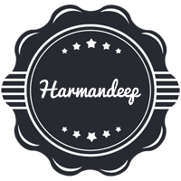 Harmandeep badge logo