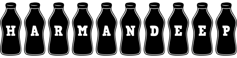 Harmandeep bottle logo