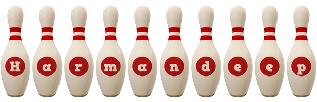 Harmandeep bowling-pin logo