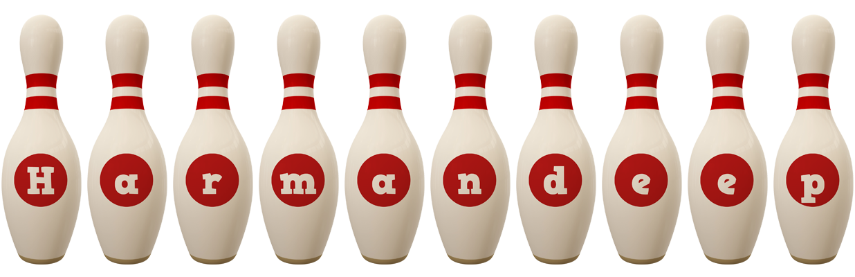 Harmandeep bowling-pin logo