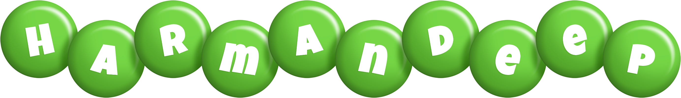 Harmandeep candy-green logo