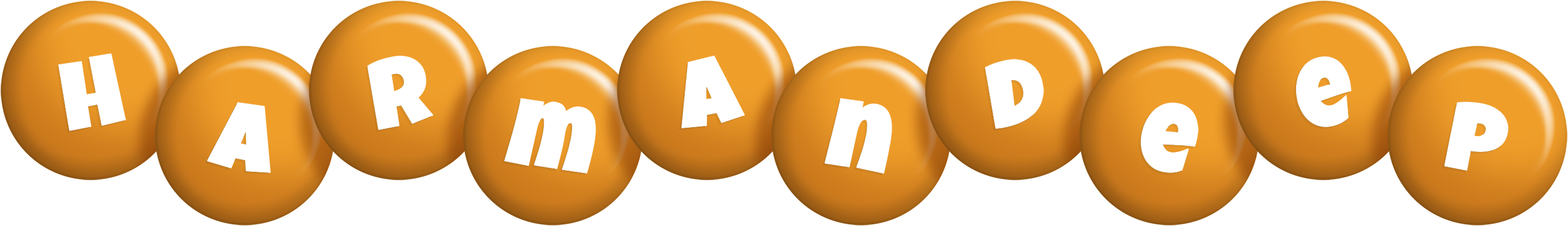 Harmandeep candy-orange logo