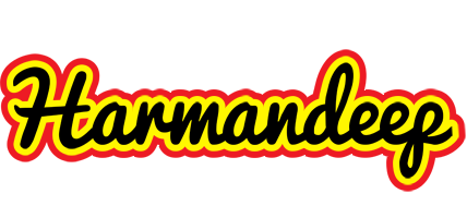 Harmandeep flaming logo