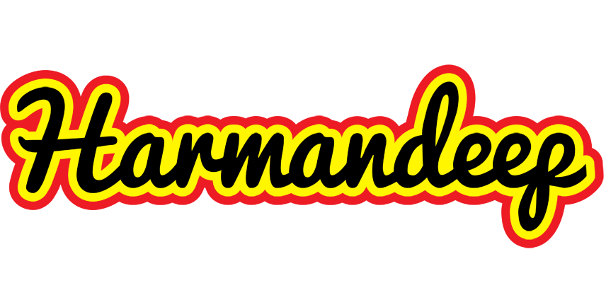 Harmandeep flaming logo