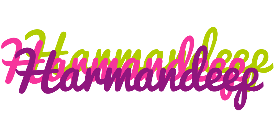 Harmandeep flowers logo