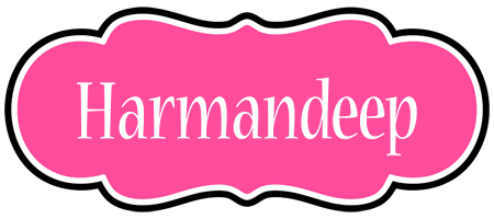 Harmandeep invitation logo