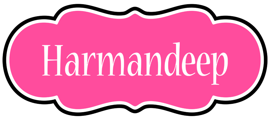 Harmandeep invitation logo