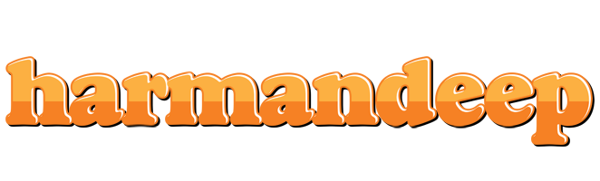 Harmandeep orange logo