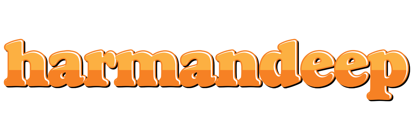 Harmandeep orange logo