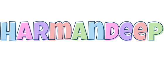 Harmandeep pastel logo