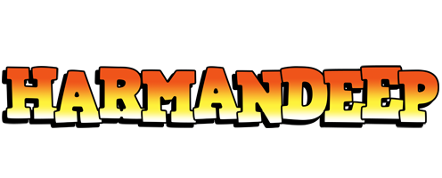 Harmandeep sunset logo