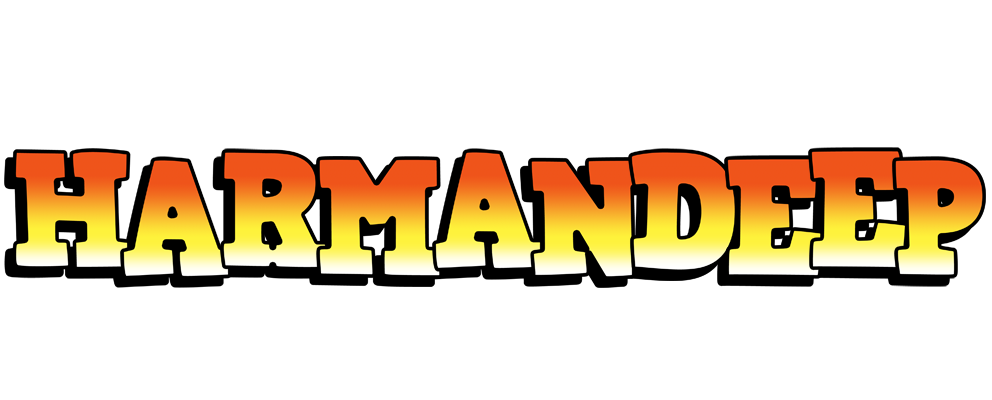 Harmandeep sunset logo