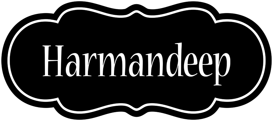 Harmandeep welcome logo