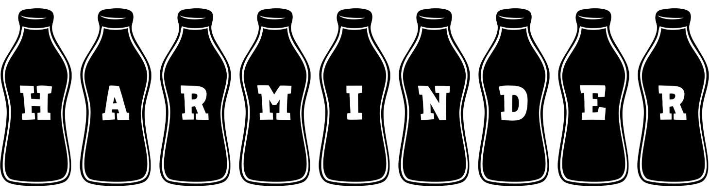 Harminder bottle logo