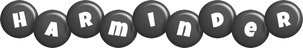Harminder candy-black logo