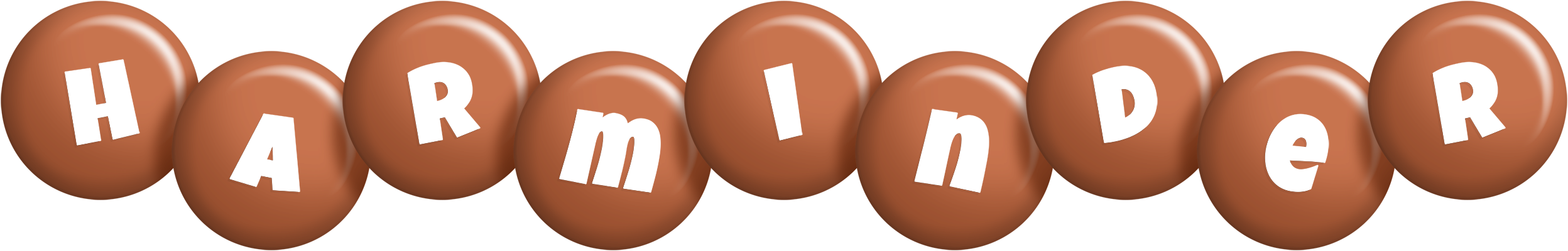 Harminder candy-brown logo