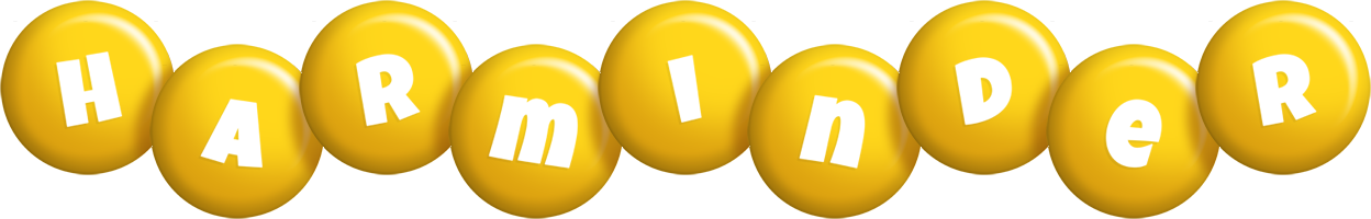 Harminder candy-yellow logo