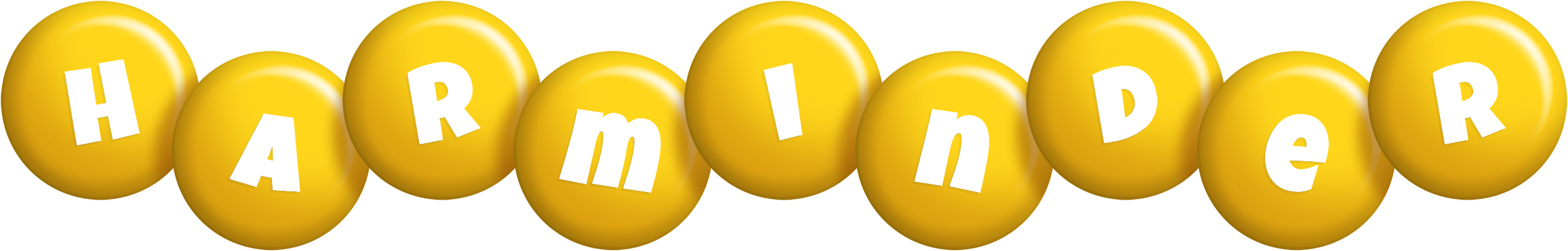 Harminder candy-yellow logo
