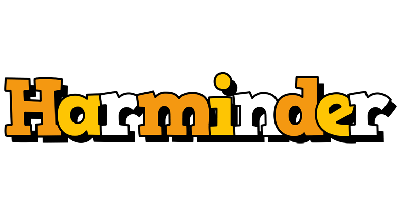 Harminder cartoon logo