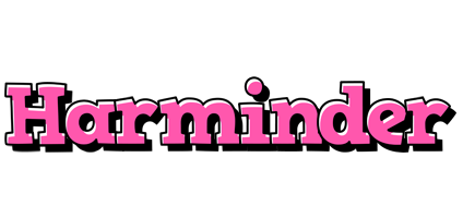 Harminder girlish logo