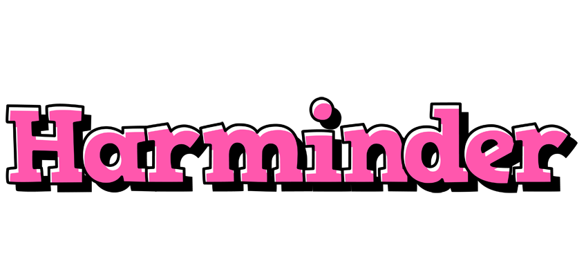 Harminder girlish logo