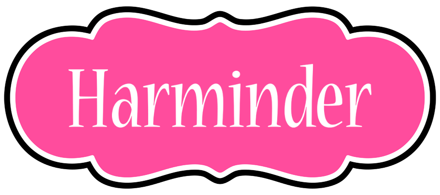 Harminder invitation logo