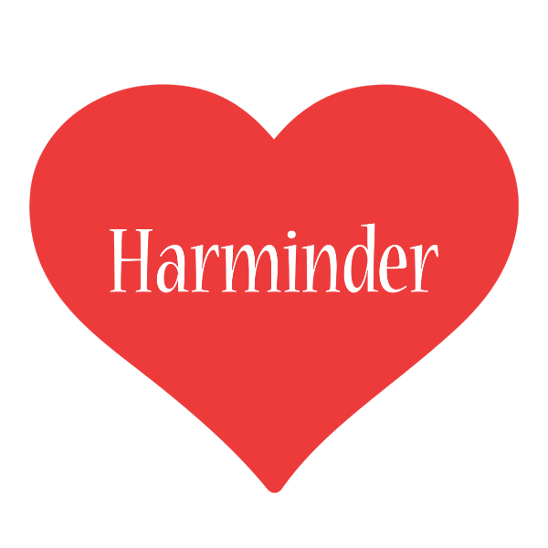 Harminder love logo
