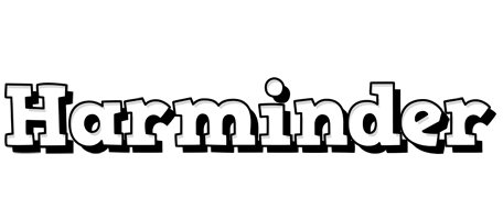 Harminder snowing logo