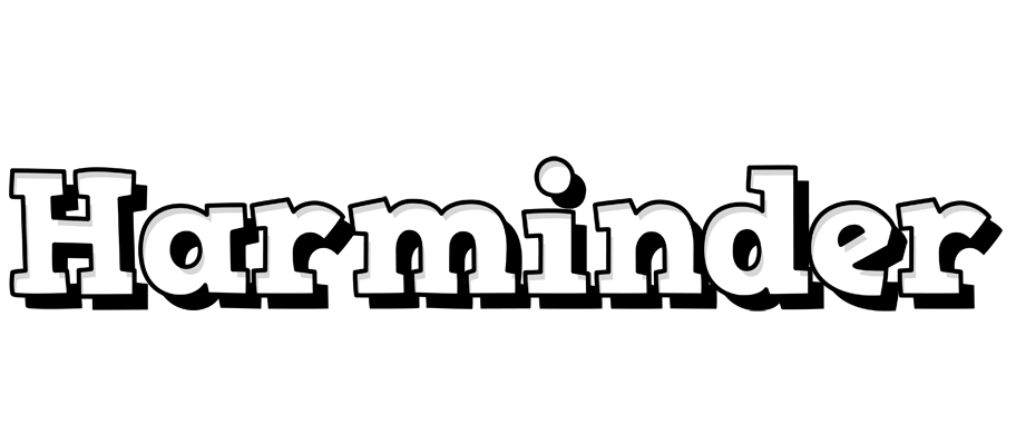 Harminder snowing logo