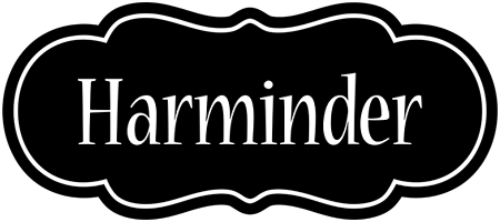Harminder welcome logo