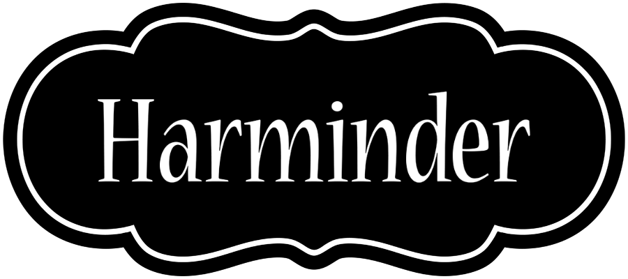 Harminder welcome logo