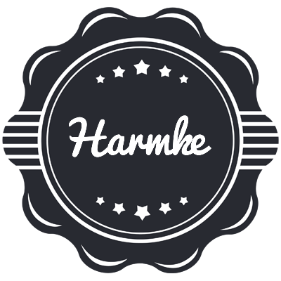 Harmke badge logo