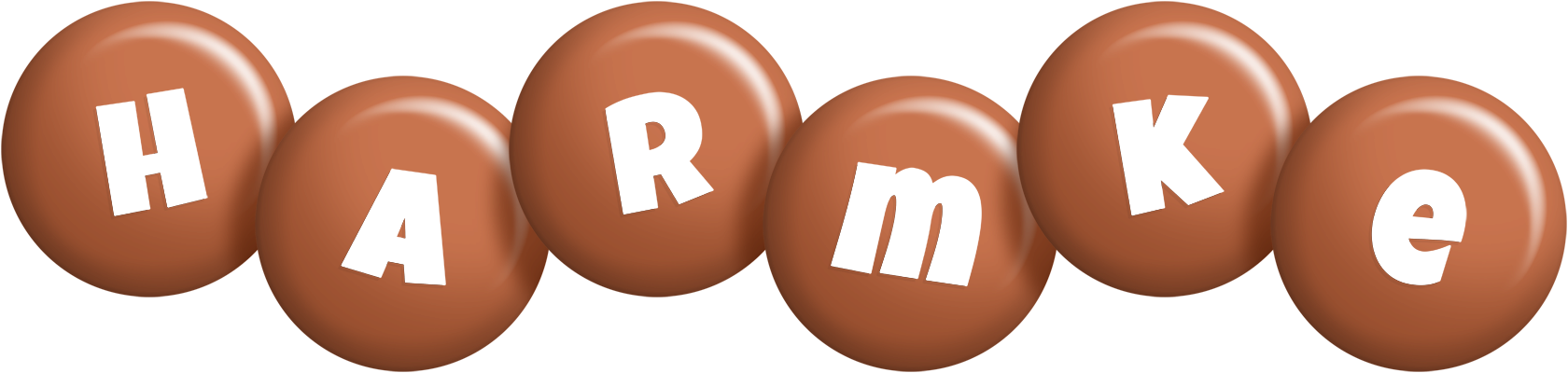 Harmke candy-brown logo