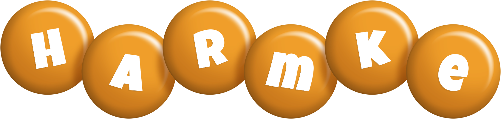 Harmke candy-orange logo