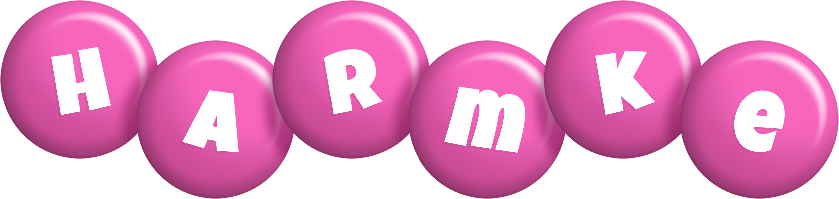 Harmke candy-pink logo