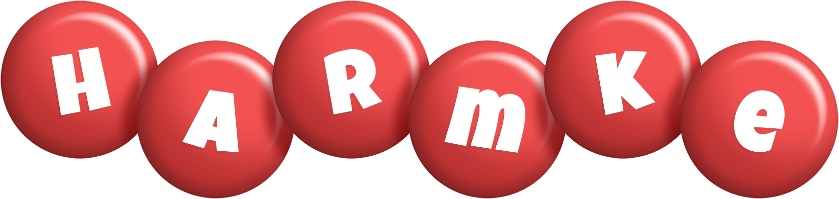 Harmke candy-red logo