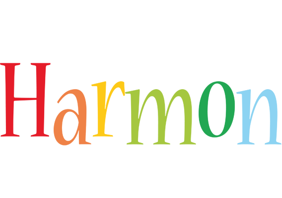 Harmon birthday logo