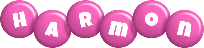 Harmon candy-pink logo