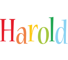 Harold birthday logo