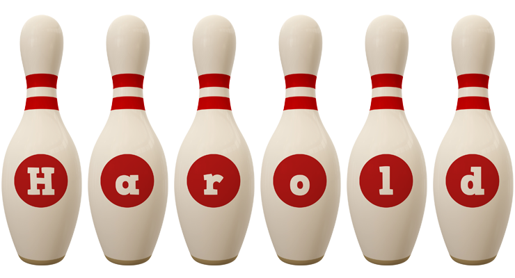 Harold bowling-pin logo
