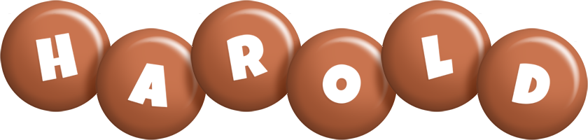 Harold candy-brown logo
