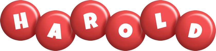 Harold candy-red logo
