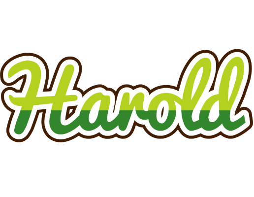 Harold golfing logo