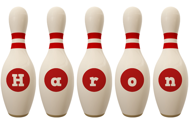 Haron bowling-pin logo