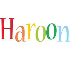 Haroon birthday logo