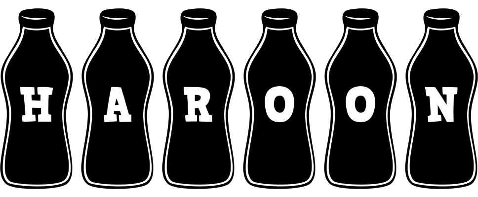 Haroon bottle logo