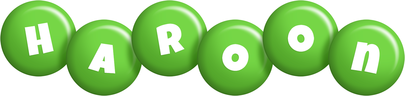 Haroon candy-green logo